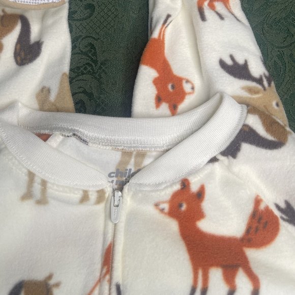 NWT 5 carters Squirrels moose sleeper pajamas pjs - Picture 7 of 7